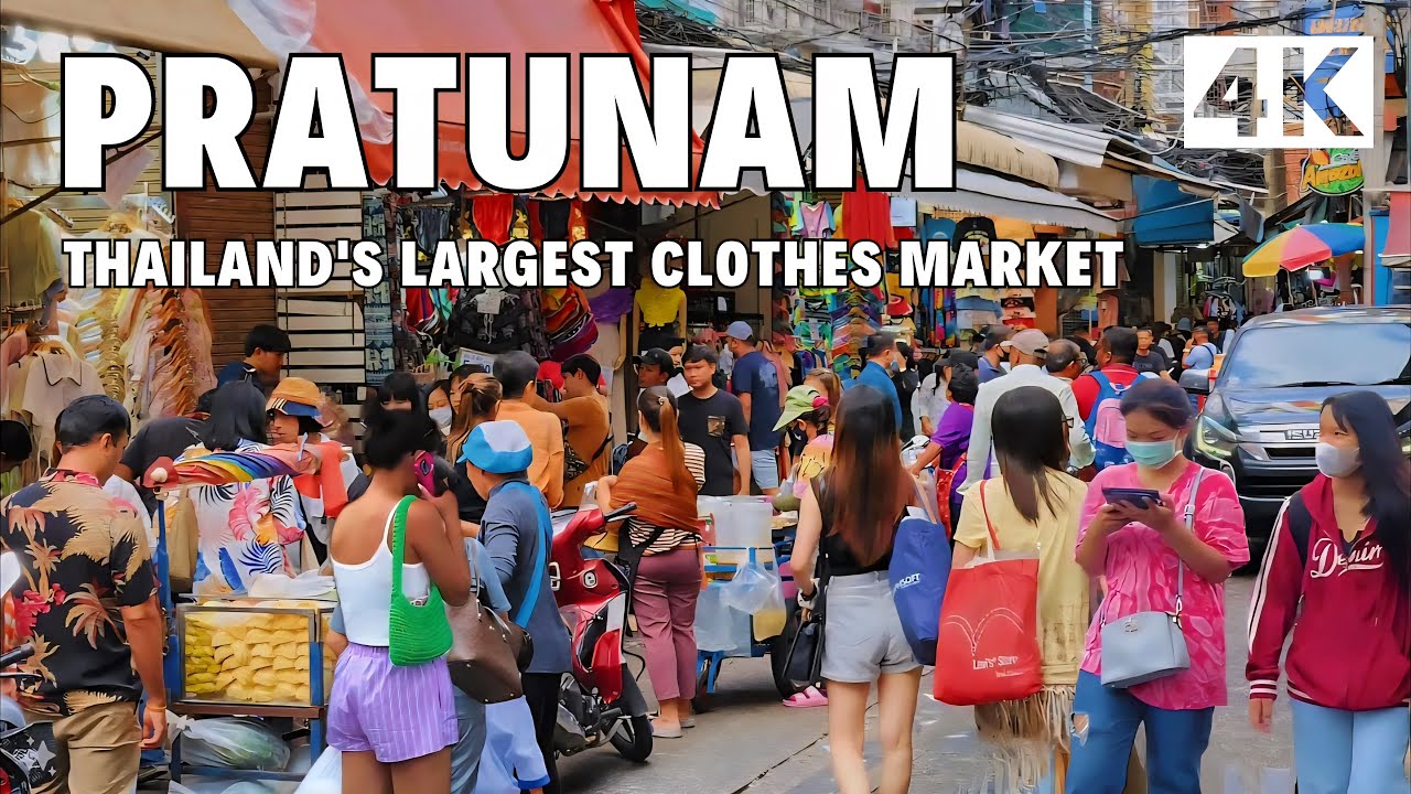 [4K] Pratunam Market Bangkok in 2025 🇹🇭 ASMR 🎧 Walking Tour
