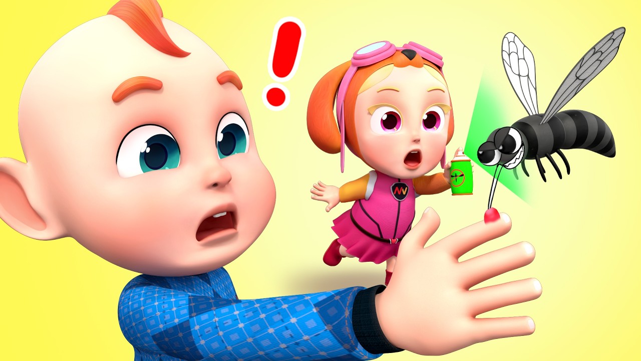 Keep the House Clean 🧹 No Mosquitoes! | Clean Up Song | Rosoo Nursery Rhymes & Kids Songs