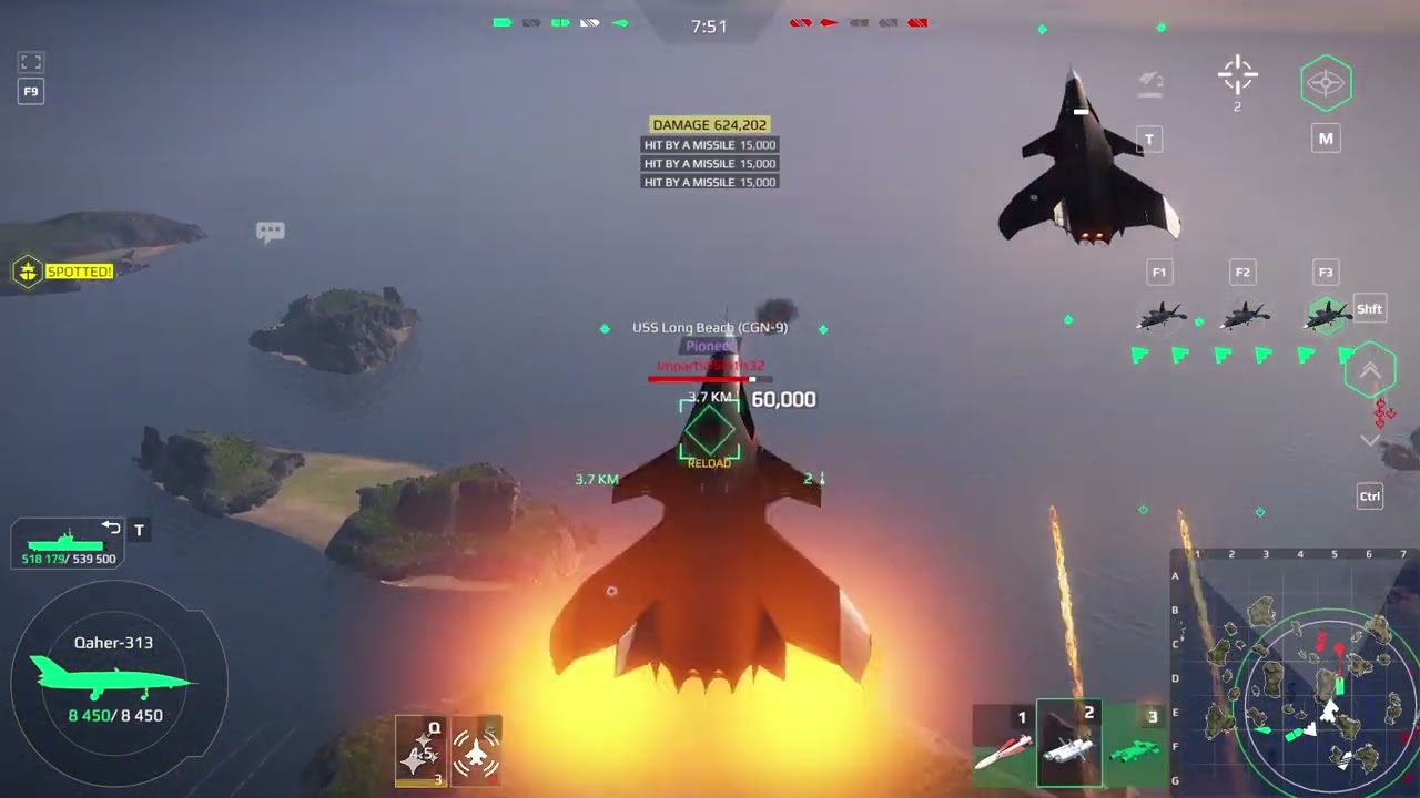 Using x3 Qaher-313 drones was insane 🔥🔥 #modernwarships #mwcreator #mwpartner