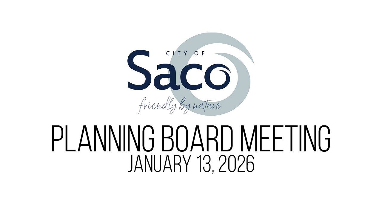 Saco Planning Board Meeting - January 13, 2026