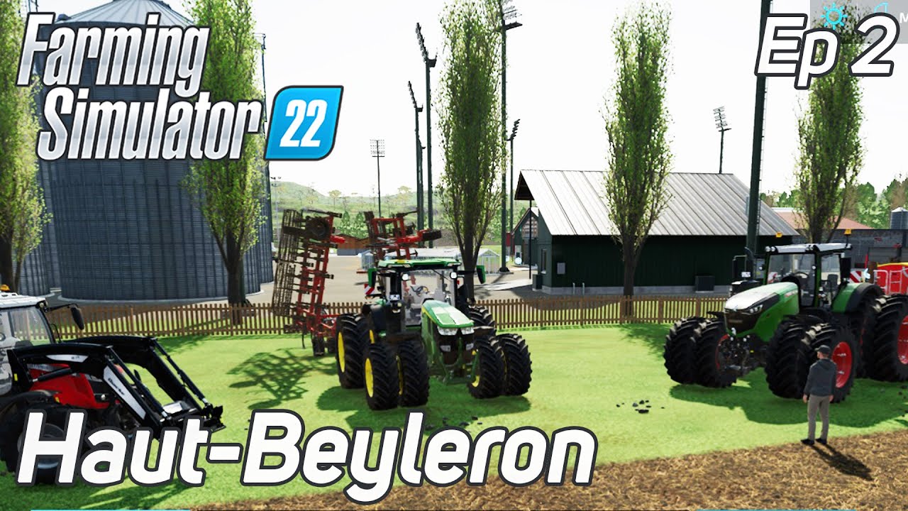 ⭐ Farming Simulator 22 ⭐FS22⭐ Haut-Beyleron ⭐New Sowing, Cultivation & Stone Collecting ⭐ Ep 2