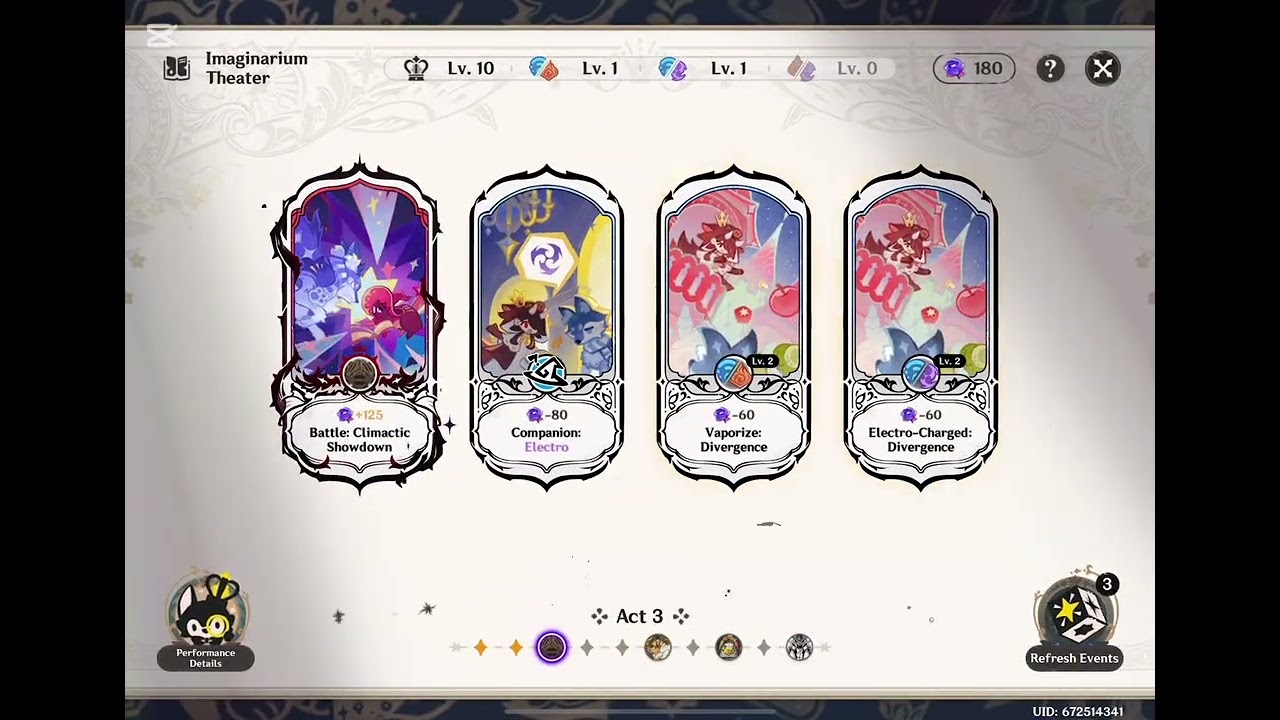 Genshin Impact 6.3 Imaginary Theatre Visionary Difficulty 