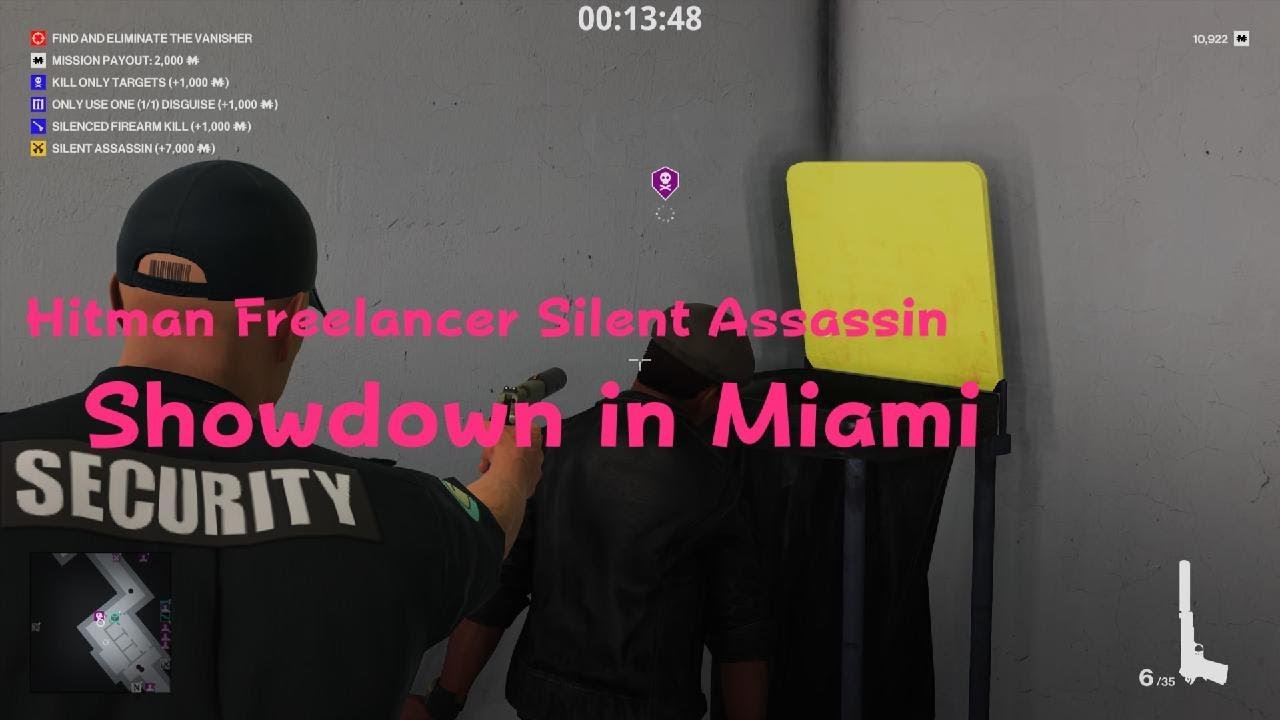 HITMAN Freelancer prestige 10 Silent Assassin Showdown in Miami