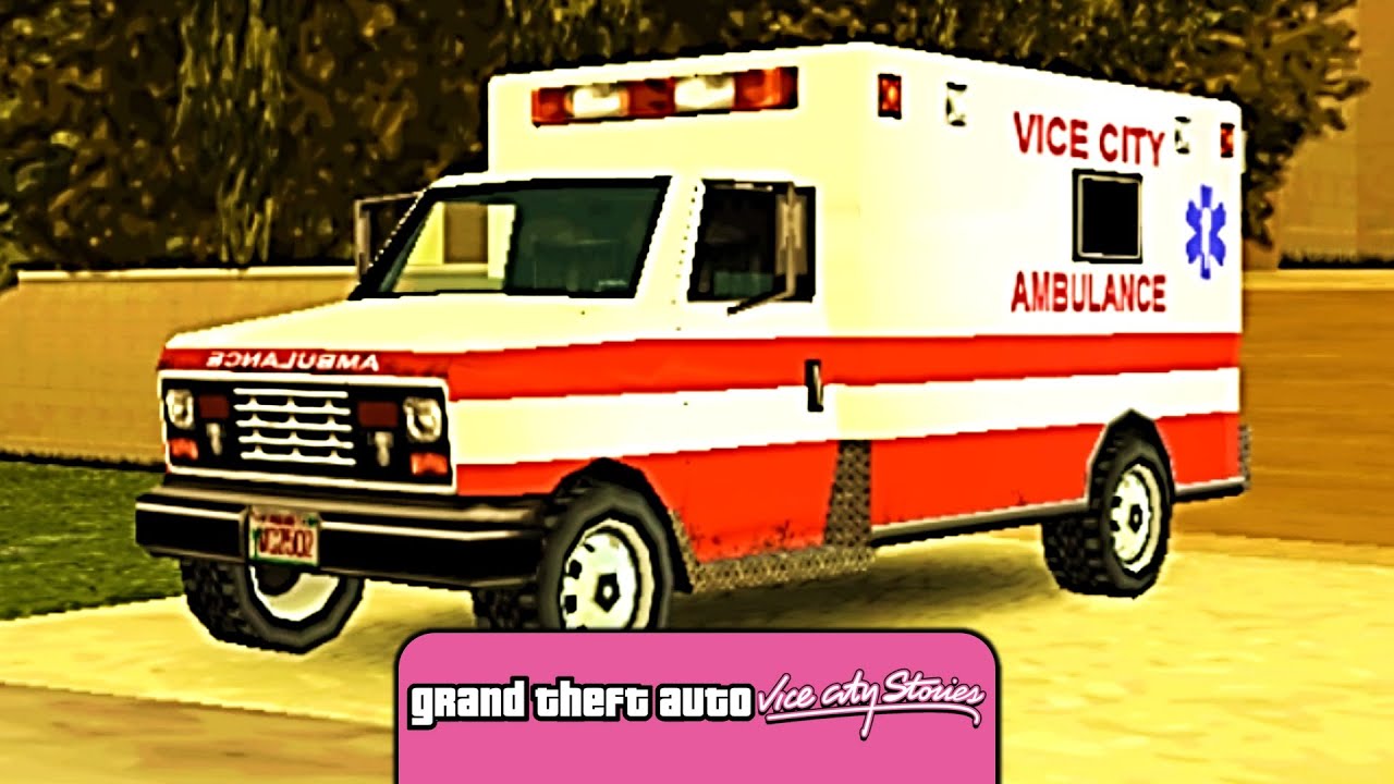 GTA VCS [OLD 100% Walkthrough] - Vehicle Mission: Paramedic (Level 1-15)