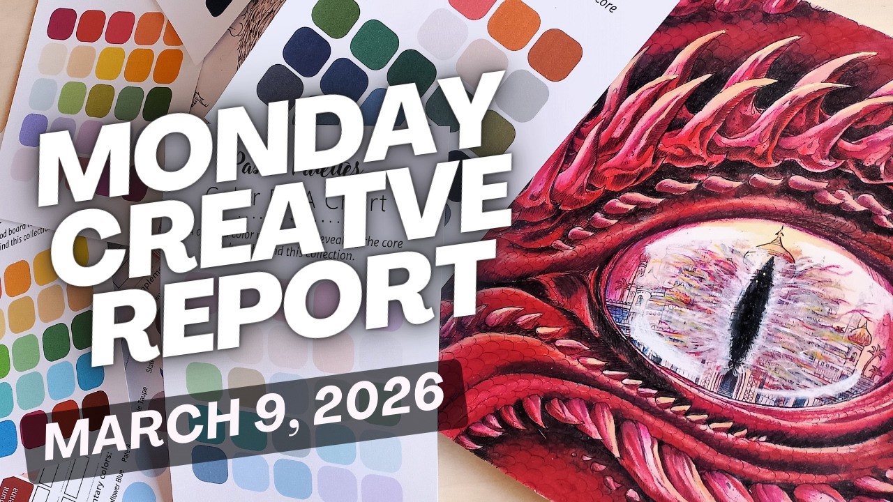 Monday Creative Report #9 | Dragon’s Eye Coloring + Palette Fusion + Color DNA Charts