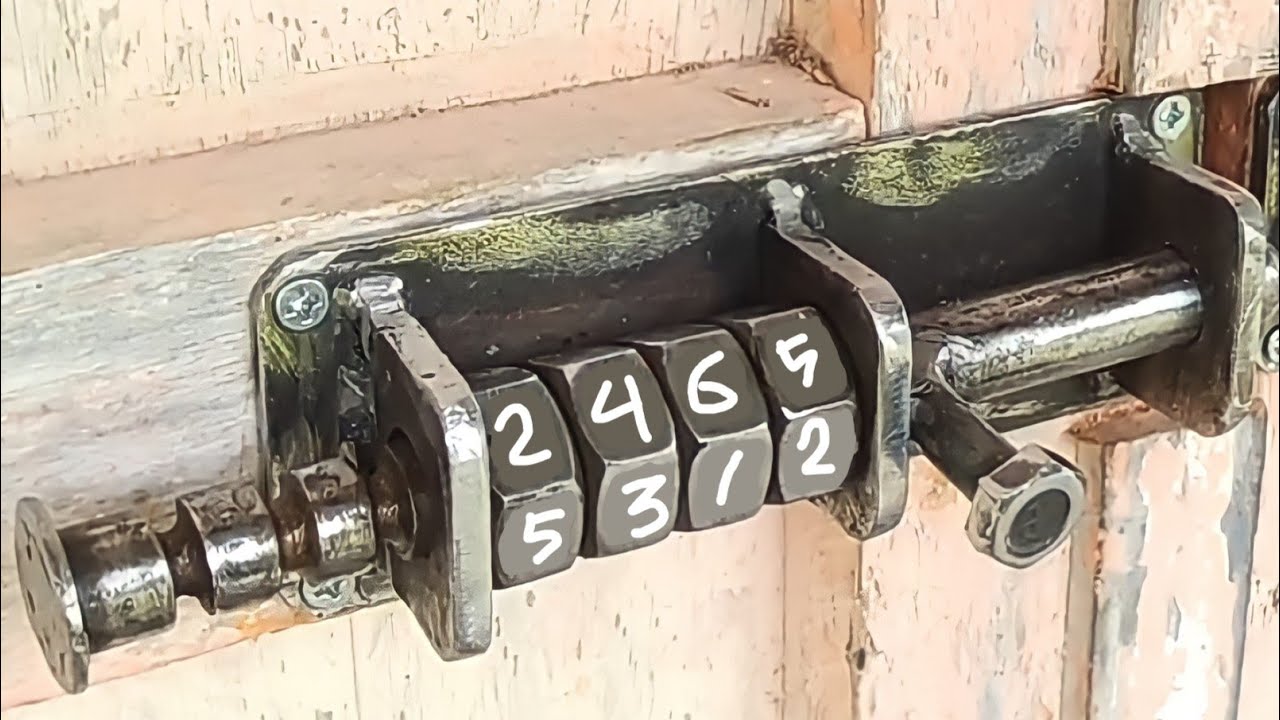 ide jenius untuk pengunci pintu masuk rumah anda |  cara bengkel las kunci pintu pakai kode rahasia