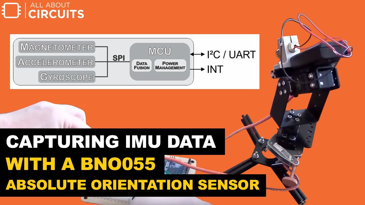 Capturing IMU Data with a BNO055 Absolute Orientation Sensor