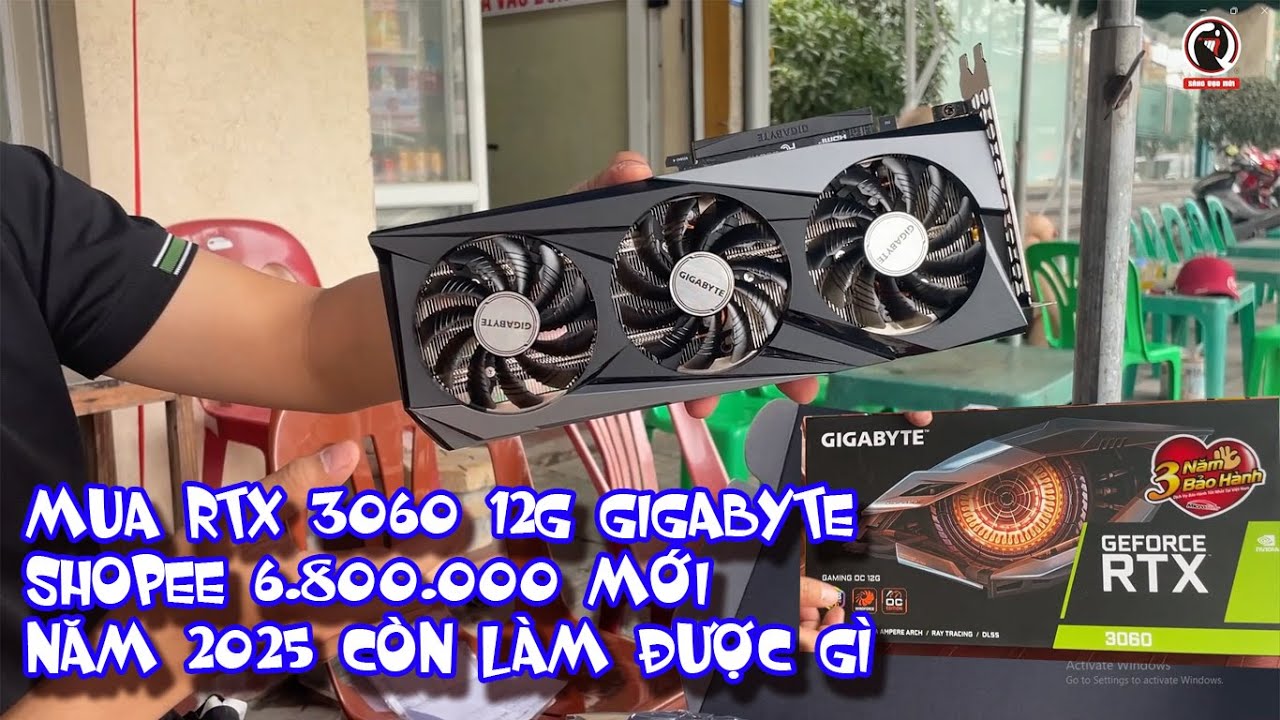 Năm 2025 mua RTX 3060 12G GigaByte mới cứng trên Shopee giá siêu rẻ liệu có còn ngon