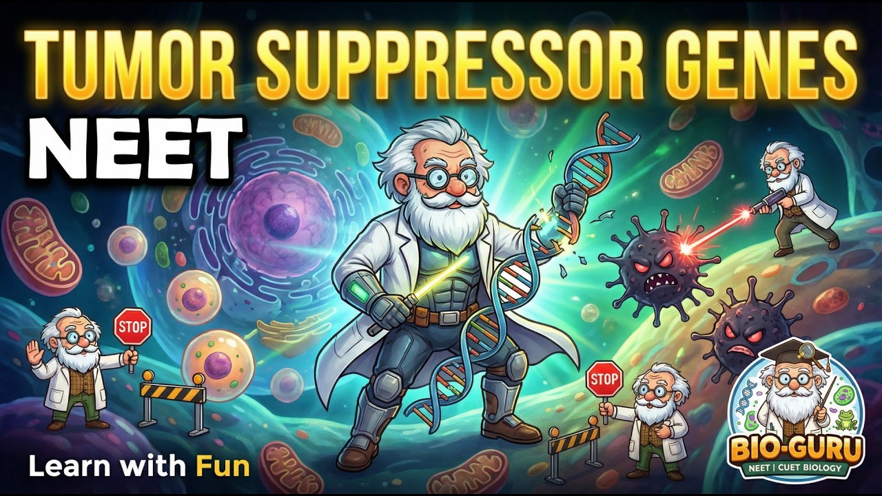 Tumor Suppressor Genes: p53 and Rb | NEET Biology 2026 🧬