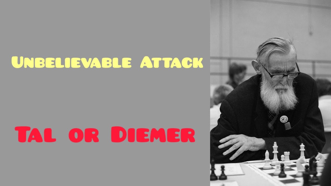 Emil Diemer or Mikhail Tal !! Unbelievable Chess Game
