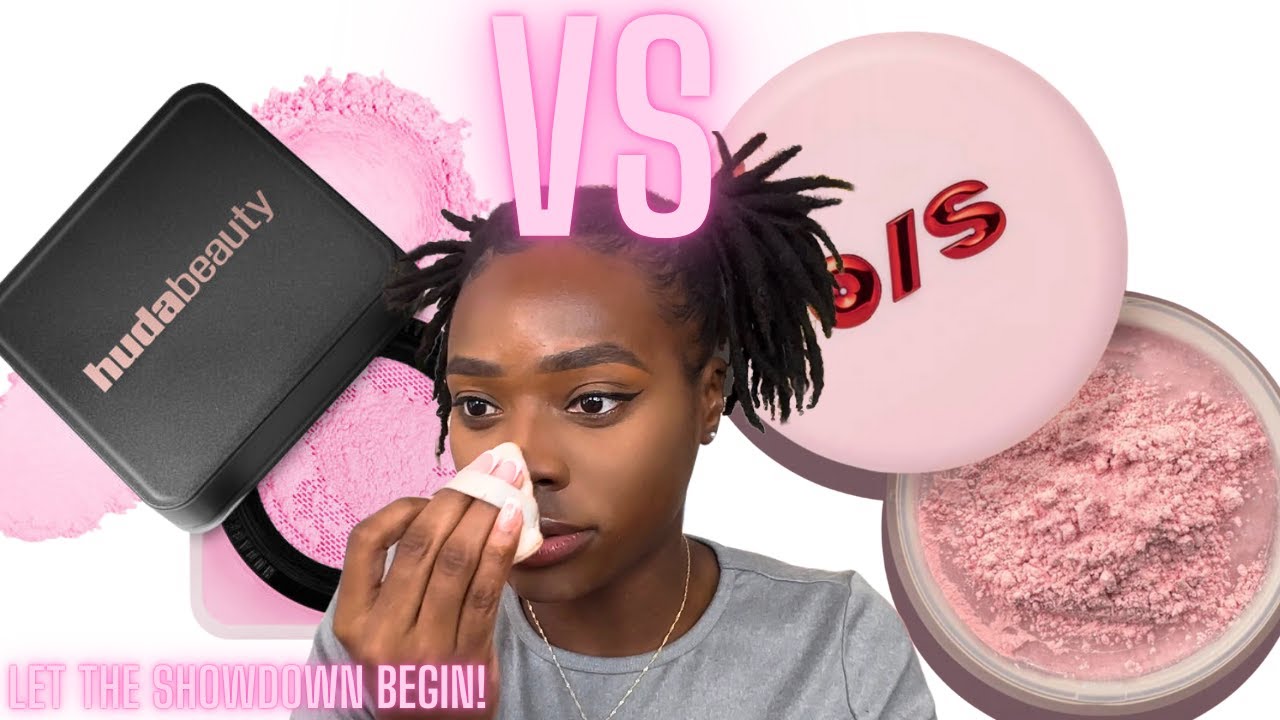 Huda Beauty Ube Powder vs One/Size Ultra Pink Powder