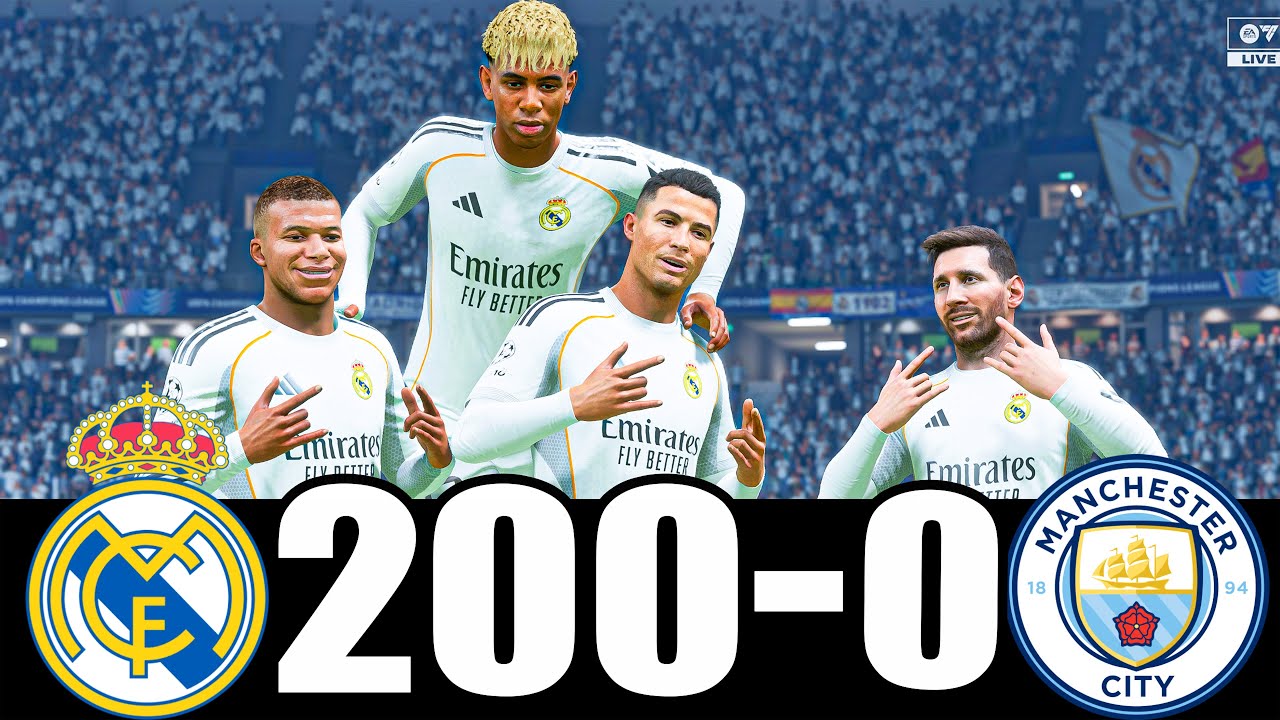 RONALDO, MESSI, LAMINE YAMAL, MBAPPE ALL BEST PLAYERS IN THE WORLD PLAYING TOGETHER | MESSALDO FC 26