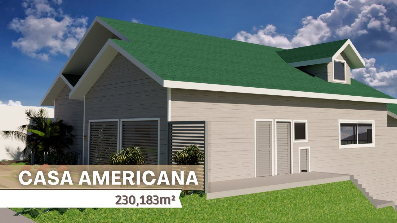 Projeto: Casa Americana | 230,183m²