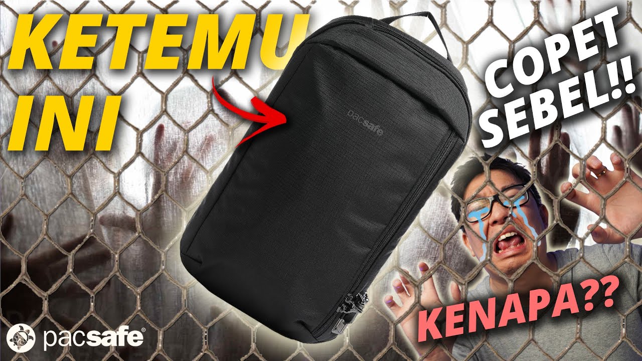 Tas anti copet TERBAIK - Pacsafe Vibe 325 Sling Pack Review (4+ tahun pemakaian)