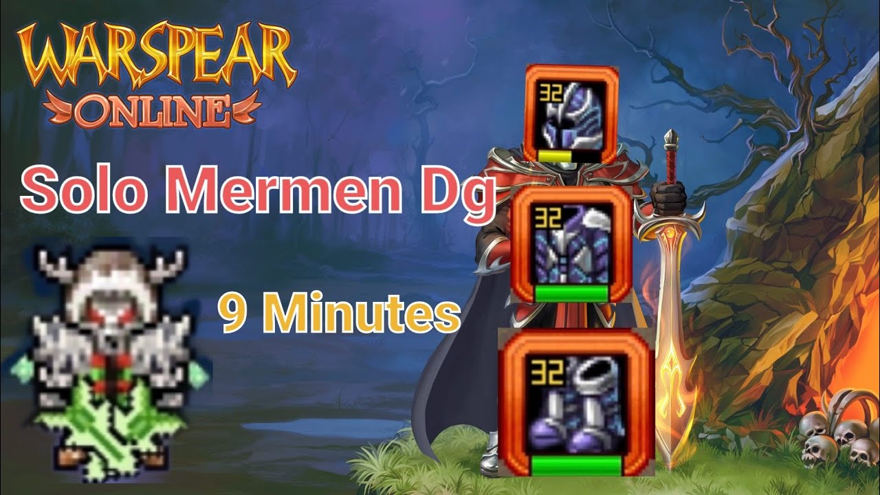 Solo Mermen DG in 9 Minutes - Warspear Online