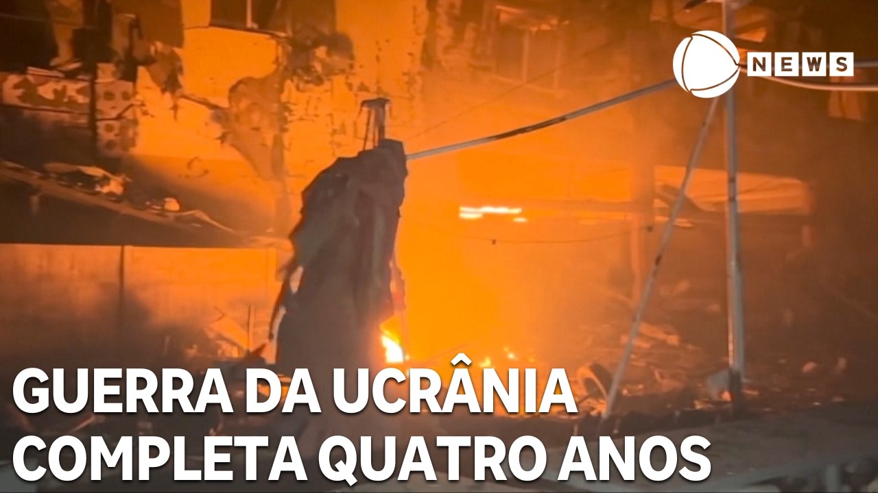 Guerra da Ucrânia completa quatro anos sem acordo de paz