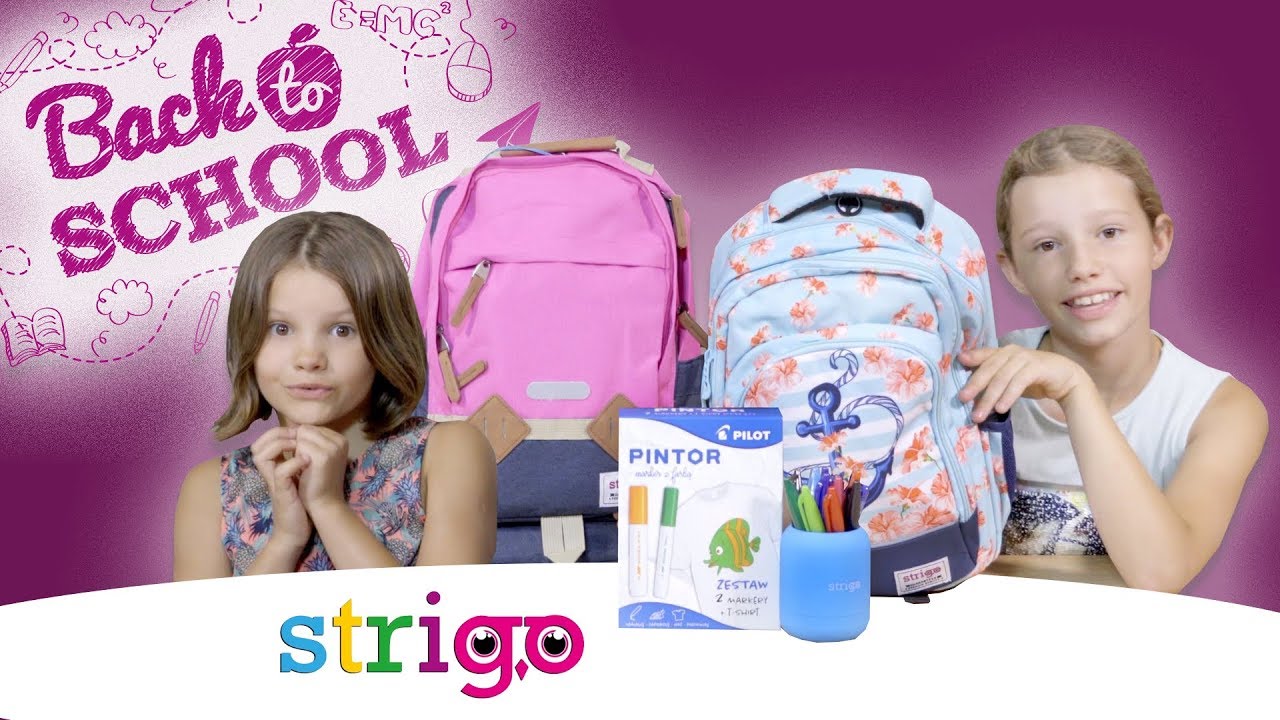 Back To School 2019, Szkolna wyprawka od Strigo