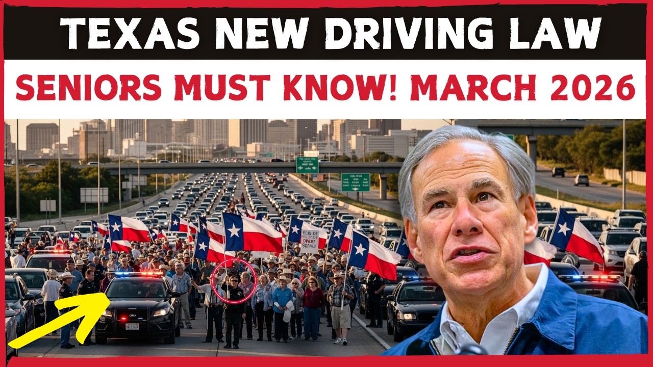 TEXAS NEW DRIVING LAW MARCH 2026 &mdash; SENIORS MUST READ THIS NOW!