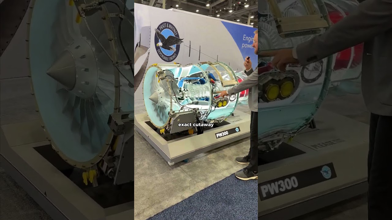 Inside the NBAA: Pratt & Whitney PW300 Engine Showcase