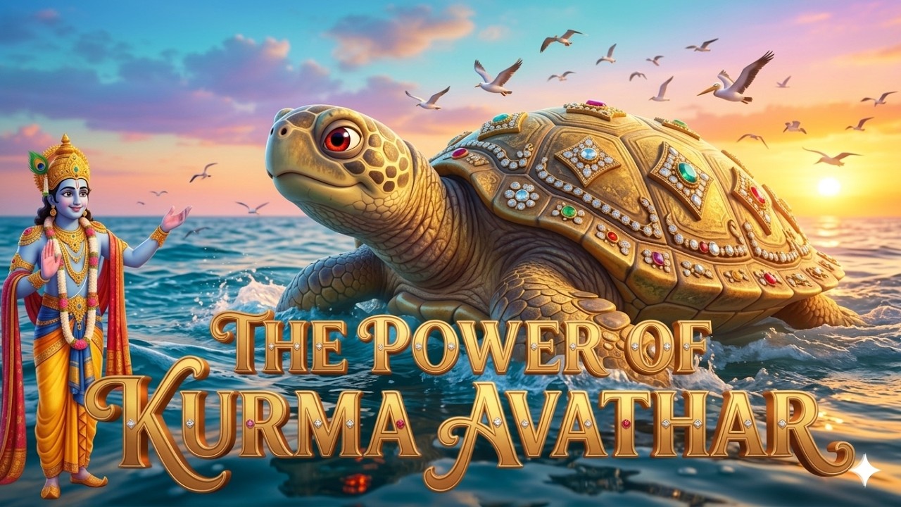 🔥 The Untold Story of Kurma Avatar 🐢 | The Divine Secret Behind Samudra Manthan