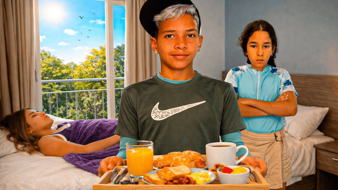 ARTHUR PREPAROU UM CAFÉ DA MANHÃ ESPECIAL PARA JÚLIA 