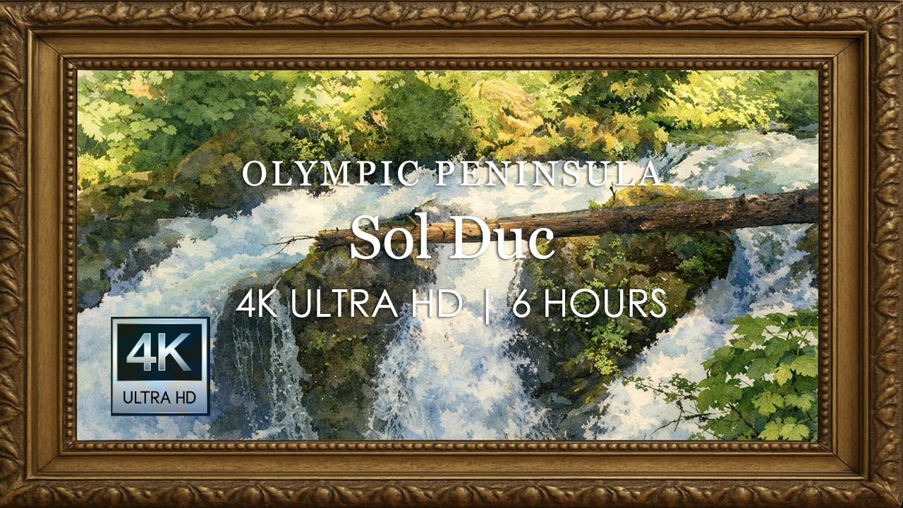 Sol Duc Serenity 4K | Pacific Northwest Wall Art