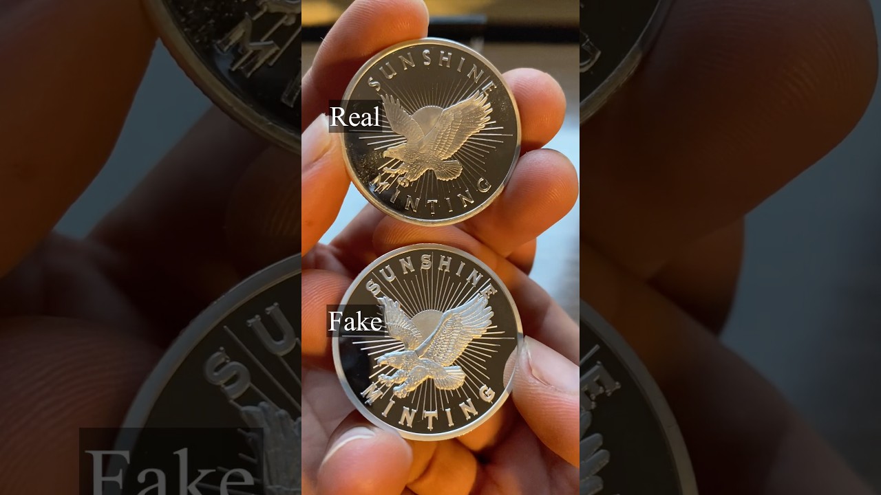 Sunshine Mint .999 Silver Round - fake is from eBay