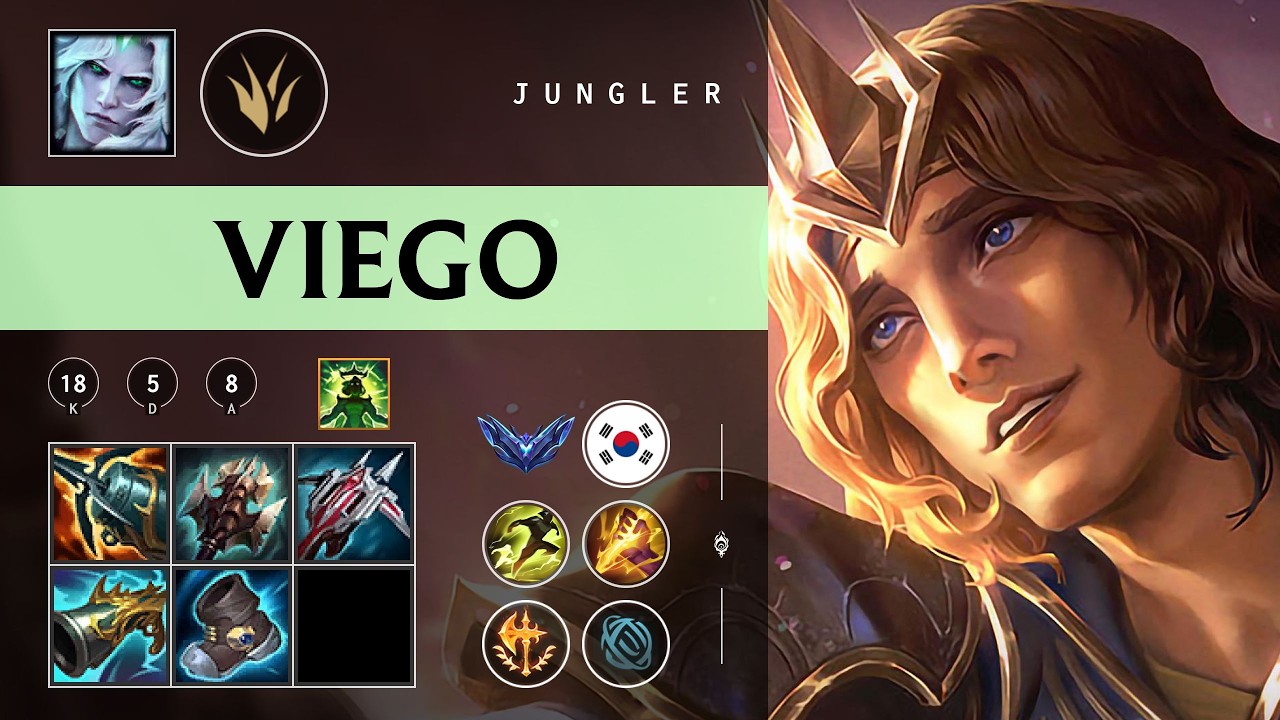Viego Jungle vs Zed - KR Diamond Patch 26.03