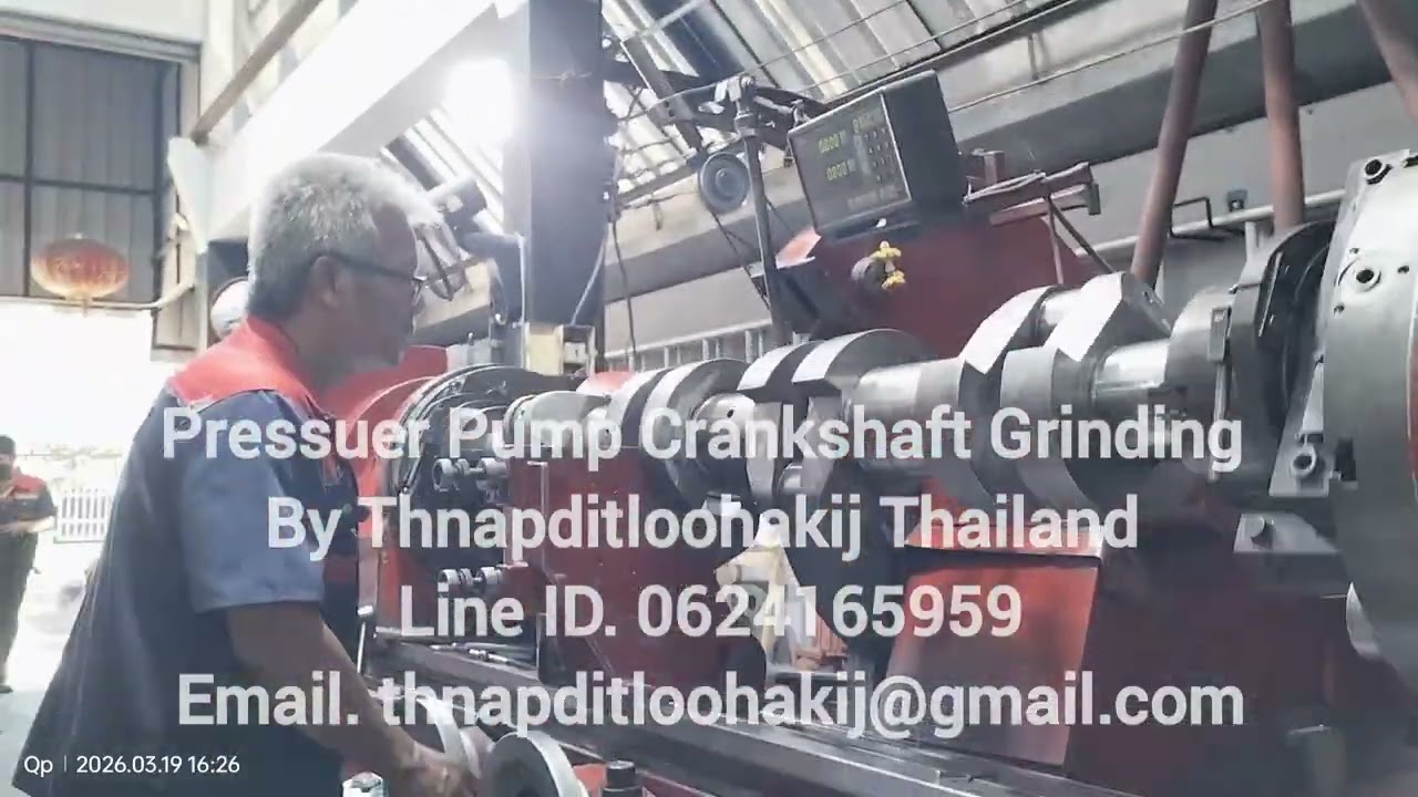 Pressuer Pump Crankshaft Grinding 