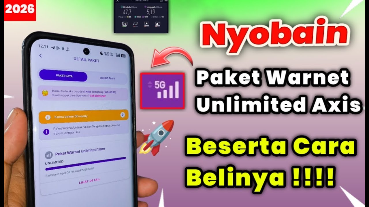 Nyobain Paket Warnet Unlimited Axis Di Tahun 2026 | Beserta Cara Belinya