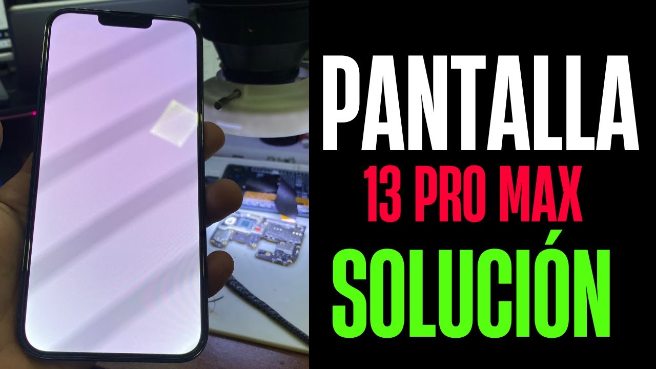 Pantalla para iPhone 13 pro max (Imagen en blanco, PANTALLA BLANCA)