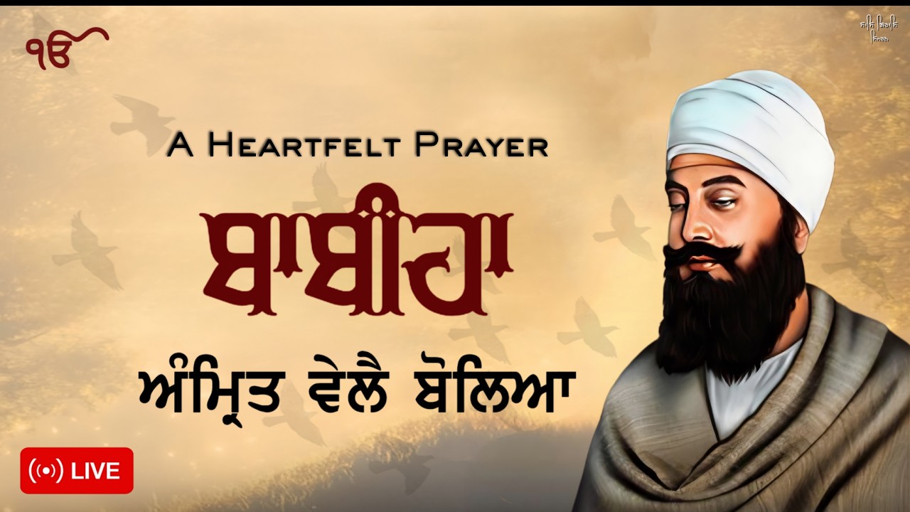 Babiha | Mool Mantar | Waheguru Jaap | Morning Meditation for Peace & Positivity | Live Gurbani