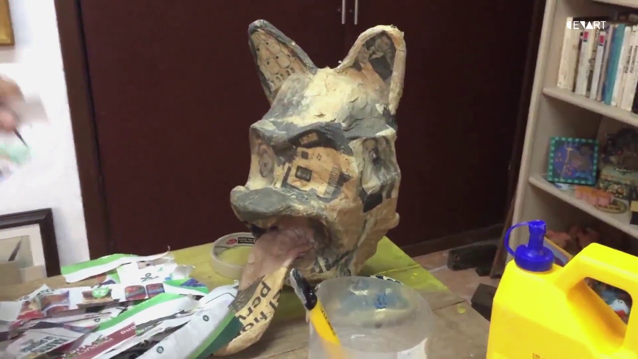 3. Máscaras en cartapesta | Taller de escultura en papel Imparte: Daniel Rodríguez