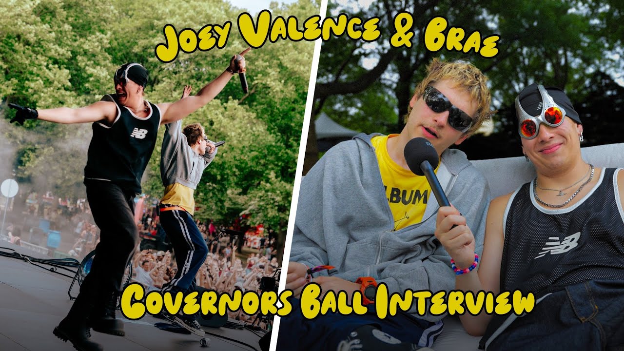 Joey Valence & Brae Interview: Fan Qs, Penn State, Depop, JPEGMAFIA Collab & More | Gov Ball 2025