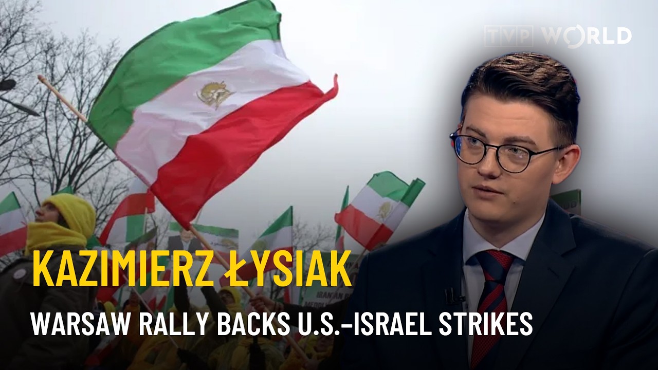 Iranians rally in Warsaw for U.S.–Israel strikes on Iran | Kazimierz Łysiak