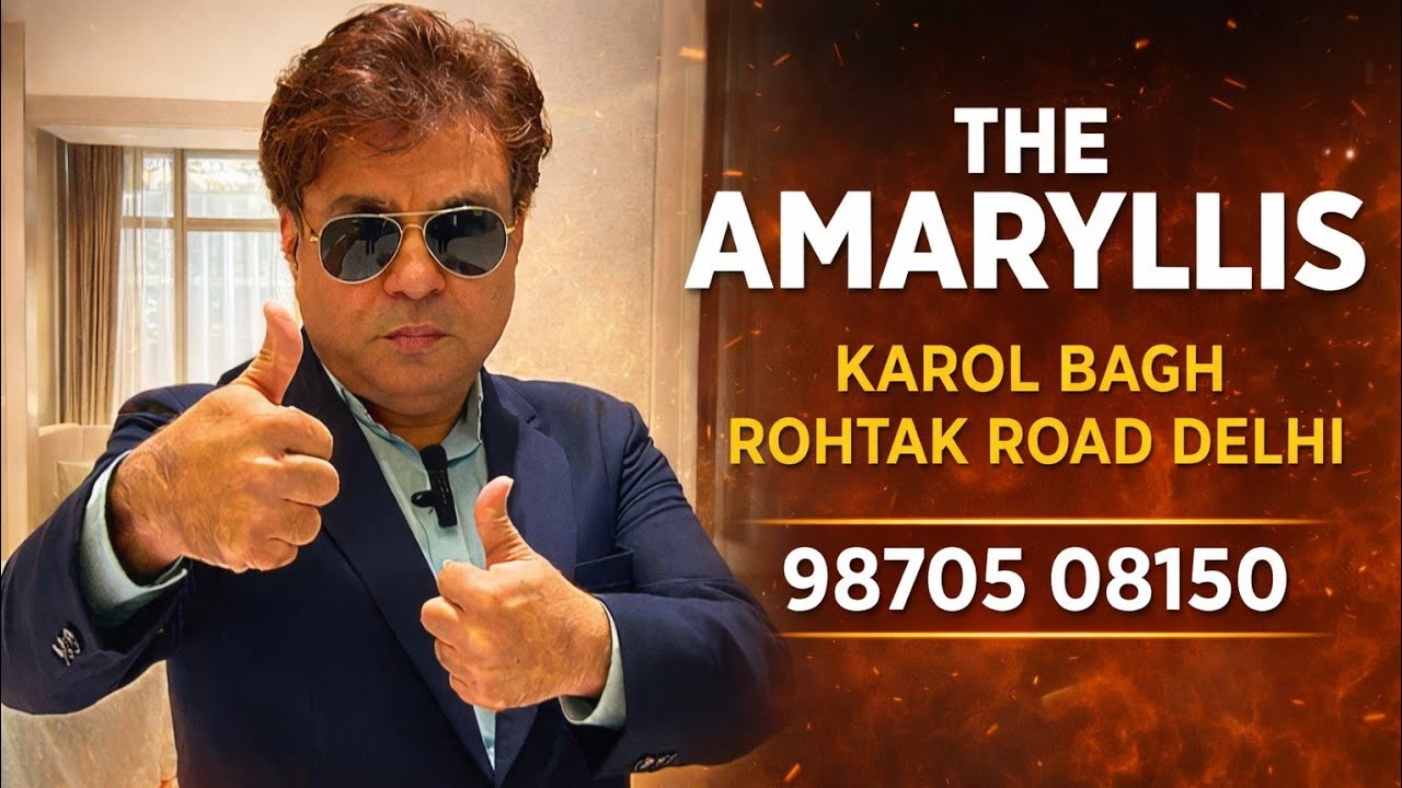3/4/5 BHK Tallest tower Karol Bagh Delhi | The Amaryllis By Unity Group | #theamaryllis #viralvideo