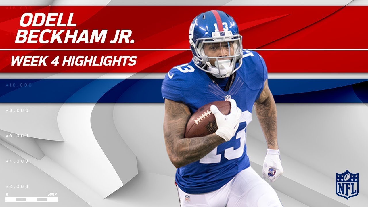 Odell Beckham Jr. Highlights | Giants vs. Buccaneers | Wk 4 Player Highlights