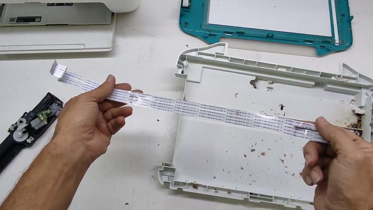 Como fazer limpeza geral no scanner da HP 2676,2600,2675,2677,2678 - Retirada de formigas .