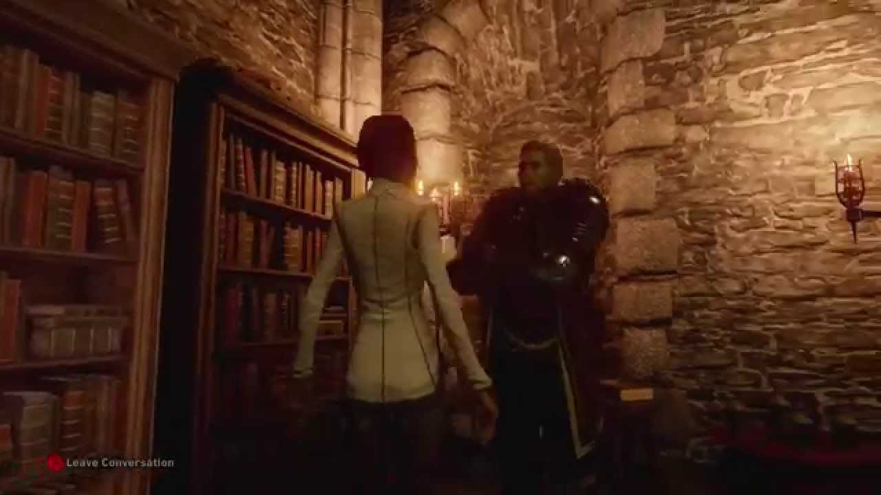 Cullen talking about the Hero of Ferelden (female mage origin)