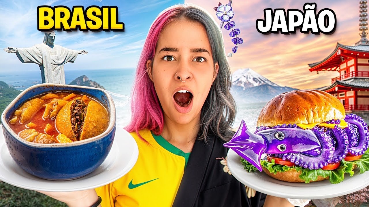 PROVEI AS PIORES COMIDAS DE CADA PA&Iacute;S *muito nojento