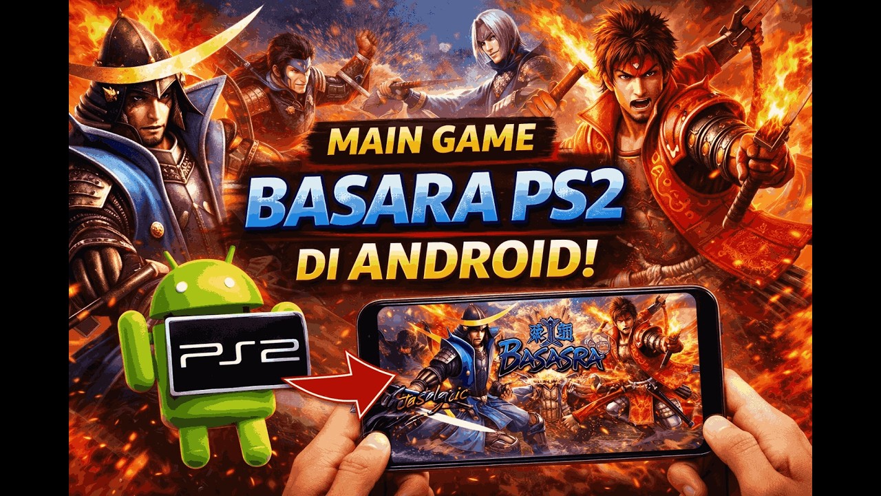 Main Game Basara PS2 di Android! 😱 Setting Emulator + Test Samsung A21s