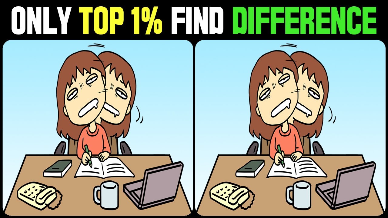 Spot The Difference : Only Genius Find Differences [ Find The Difference #174 ]