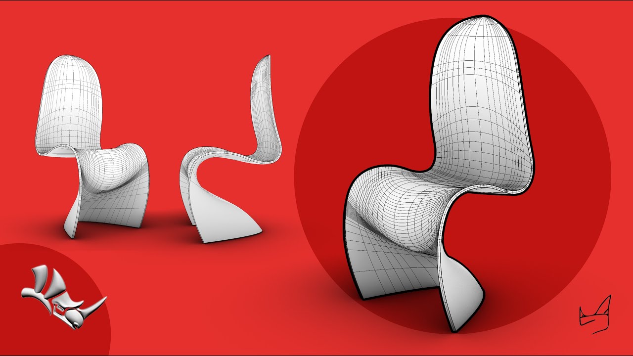 Complex Chair Design in Rhino 3D - Using Simple Commands!