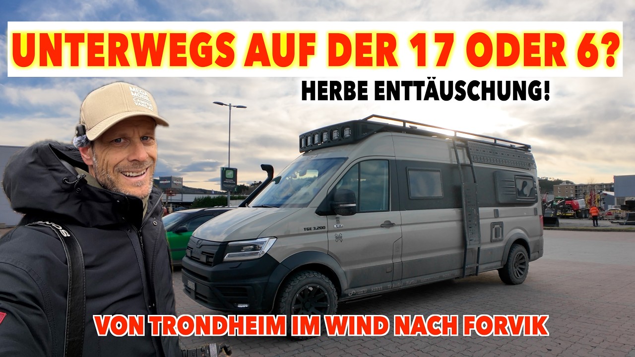 #1280 DIE FRAGE: 17 oder 6? | F&auml;hren und Wind plus NO CAMPING | Von Trondheim gen Norden / Norwegen