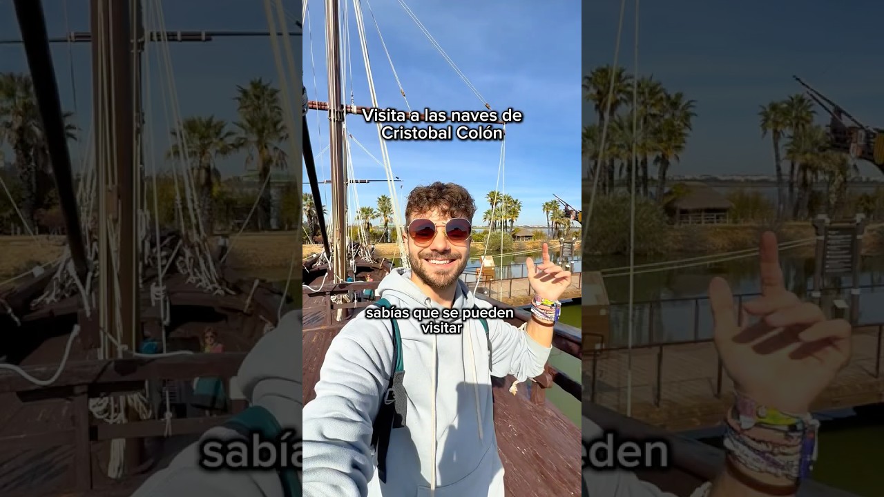 ⚓️Las CARABELAS de COLON en HUELVA 😱 #shorts #romancito #viajes #andalucia #espa&ntilde;a #turismo