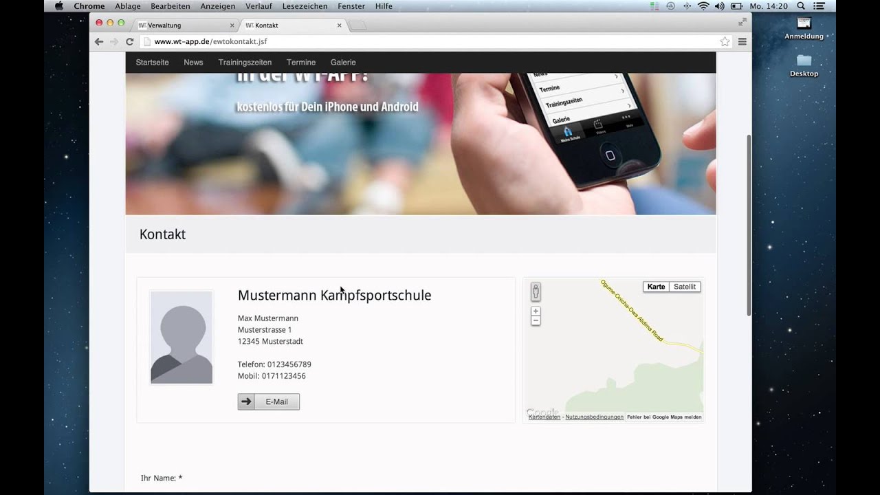 WT-App - Erste Schritte