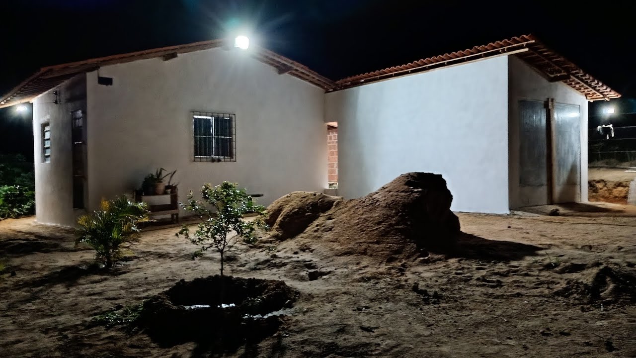 MOSTRANDO A NOSSA CASA POR FORA APÓS TER FEITO A PINTURA