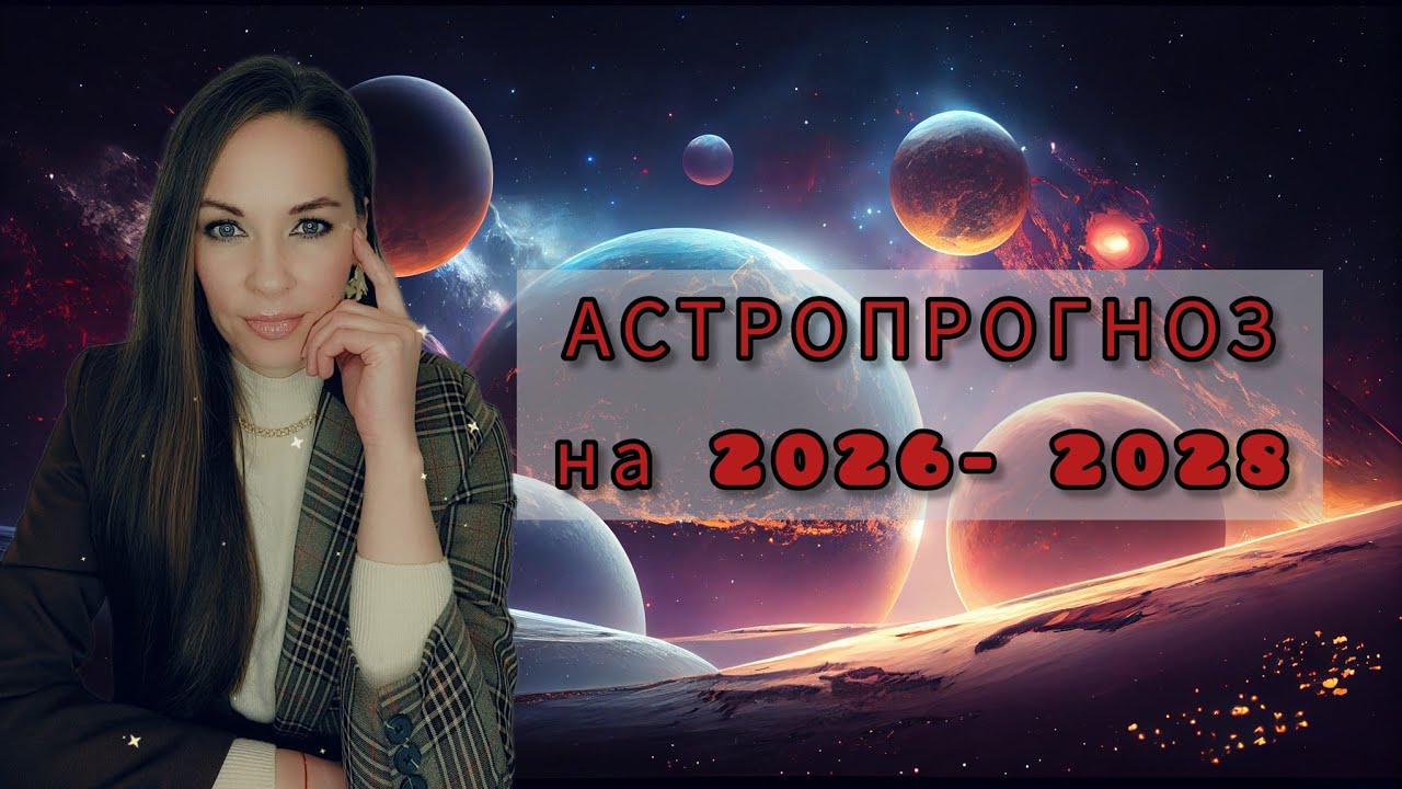 Астропрогноз на 2026, 2027, 2028 годы. Что будет в мире в целом и подробный прогноз для России. 