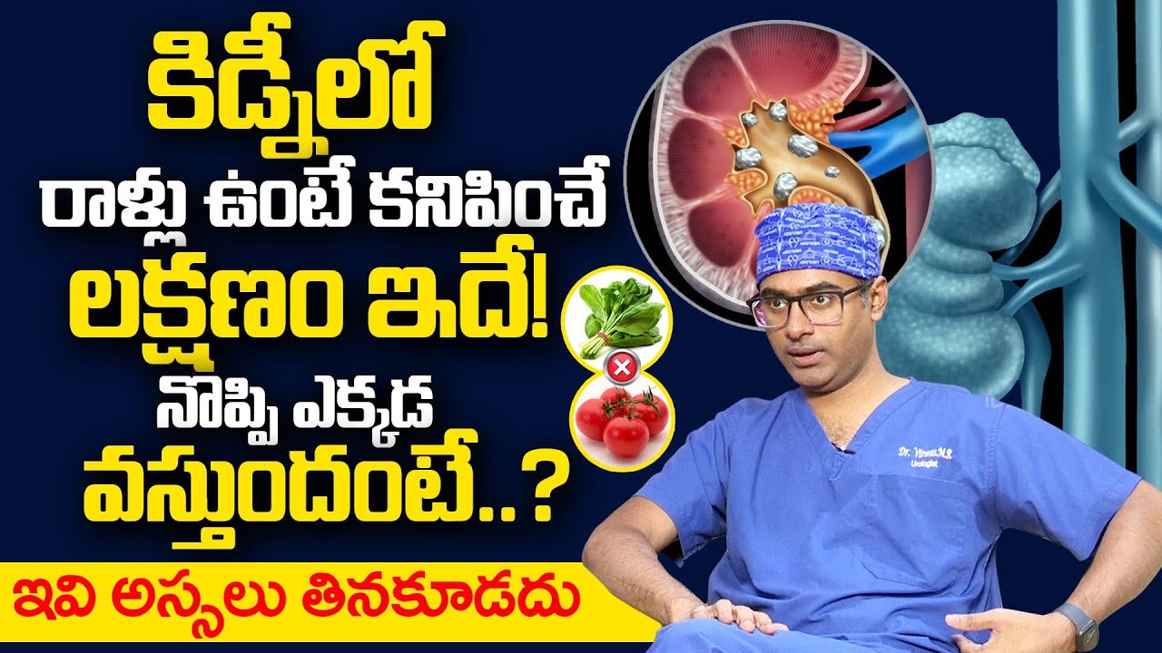 కిడ్నీ స్టోన్స్ లక్షణాలు | Symptoms of Kidney Stones in Telugu | Dr Viswas M R | iDream Health