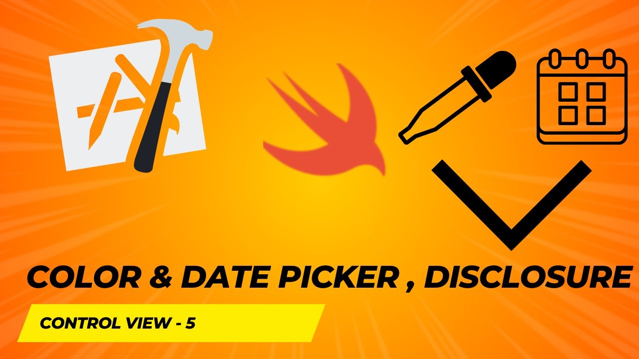 Mastering SwiftUI: Build Dynamic UIs with Disclosure Groups, Color Pickers & Date Pickers!